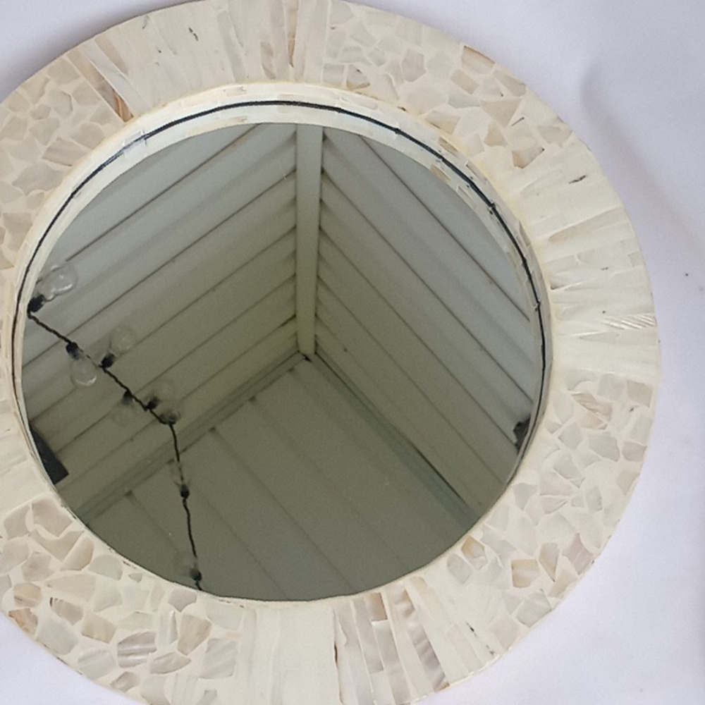 Capiz Shell Mirror - Picture 3 of 7